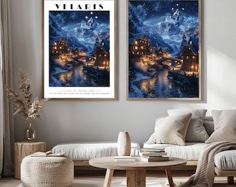 Velaris Night Court Print: House of Wind, ACOTAR Fantasy Art (Digital Download)