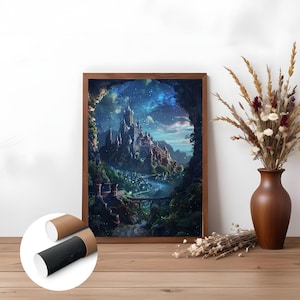 Velaris House of Wind Poster: Fantasy Book Lover Wall Art