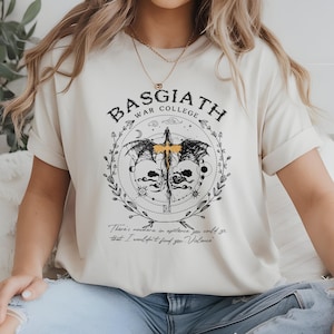 Fourth Wing Shirt: Basgiath War College Dragon Rider Tee