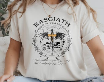 T-shirt inspiré de la quatrième aile : t-shirt graphique livresque Dragon Fantasy, cadeau pour les amoureux des livres