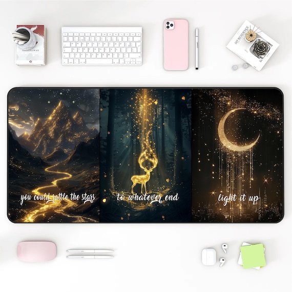 Throne of Glass Desk Mat: Sarah J Maas Book Lover Mouse Pad