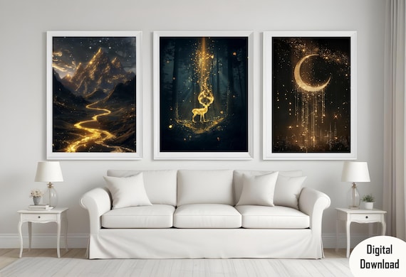 Sarah J. Maas Book Series Prints: Fantasy Wall Art Set (Digital Download)