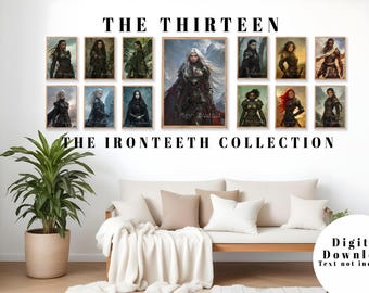 Manon Blackbeak Digital Art Print: Throne of Glass Booktok Decor (Digital Download)