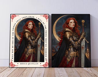 Bryce Quinlan Crescent City Print: Fantasy Book Art (Digital Download)