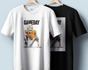 NFL Football T-Shirt – Game Day Player Graphic | Unisex Heavy Cotton