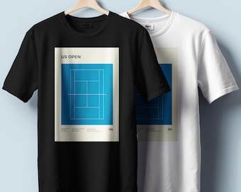Camiseta de tenis del US Open - Gráfico Legacy of Tennis / Algodón grueso unisex