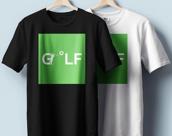 Golf Typography T-Shirt – Iconic Golf Graphic | Unisex Heavy Cotton