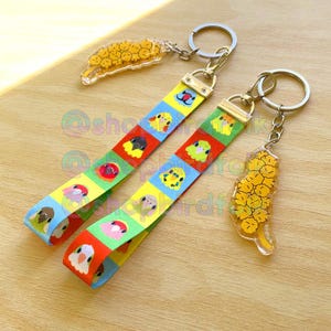Birds! Lanyard Keychain | Cute Parrot Gifts, Kawaii Birb Keychain, Pet Bird Gift, Birb Merch