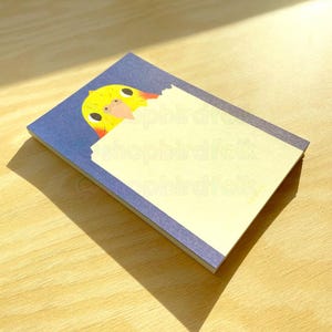 Cockatiel Notepad | Cute Cockatiel Gifts, Cockatiel Accessories, Kawaii Notepad, Pet Bird Gift, Birb Merch