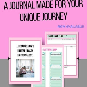 Mom Life Mental Health Journal: Self-Care Planner for Overwhelmed Single Moms (Instant Digital Download + PDF Workbook)