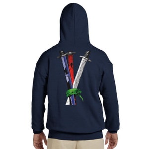Zoro Anime Figure Art Clothing - Custom 3 Swords Hoodie Sweatshirt