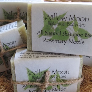 Rosemary Nettle Shampoo Bar, conditioning, strengthens