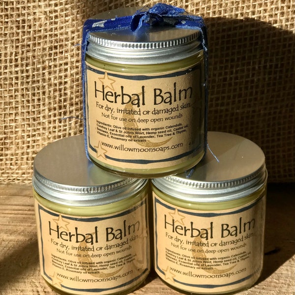 All Natural Herbal Balm, calendula balm