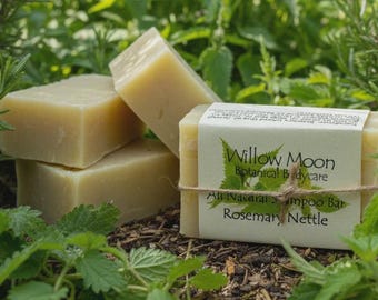 Rosemary Nettle Shampoo Bar, Herbal alchemy for your hair