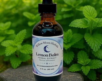 Lemon Balm Tincture | 2oz Herbal Extract | (Melissa officinalis)