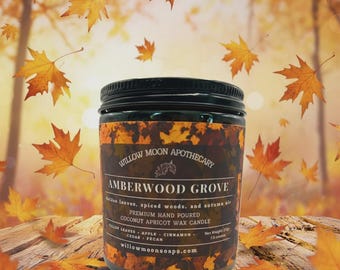 Amberwood Grove, Fallen Leaves and Autumn Air Candle, Autumn Scent