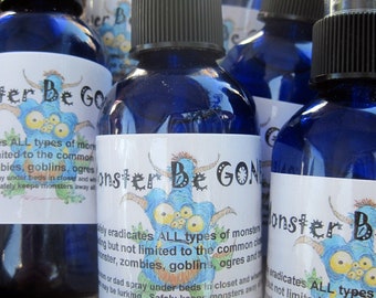 Monster Be Gone room, closet and pillow spray, Lavender orange, calming relaxation, sleep / Willow Moon