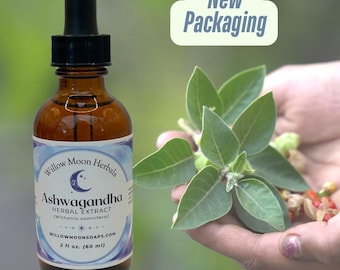 Ashwagandha Tincture, Withania somnifera Herbal Extract, Liquid Botanical Tincture