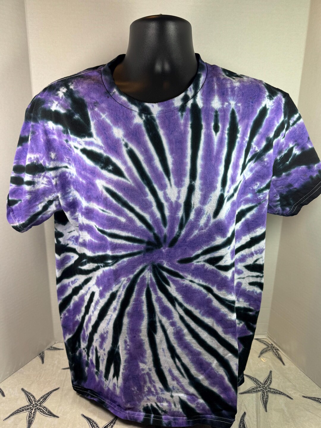 Tie Dye Quality Vest Purple