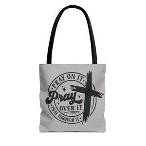 Inspirational Tote Bag, Christian Tote, Faith-Based Gift, Scripture Bag, Motivational Accessories