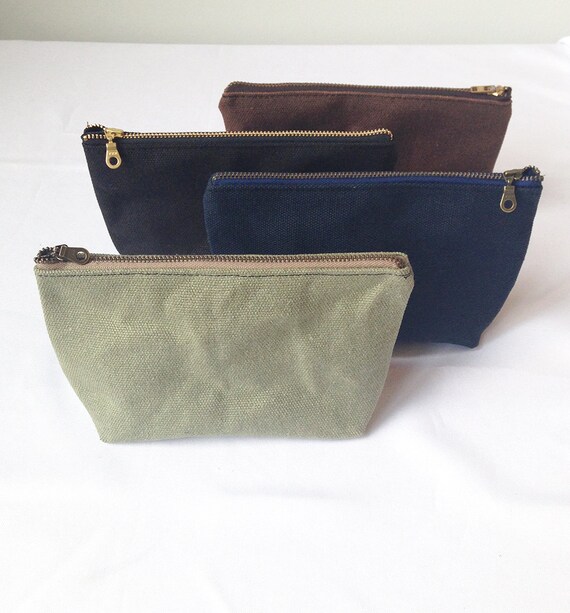 small canvas makeup bag