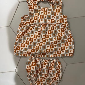 University of Texas game day dress for toddler/baby