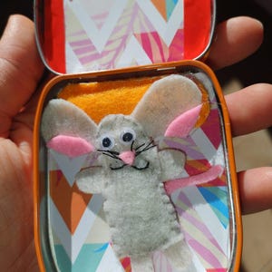 Caja hogar fieltro _juguete infantil_ MICKEY MOUSE /SPIDERMAN