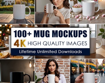 Best 100+ Mug Mockups Coffee Cup Mock up Bundle High Quality Mock ups Stock Photo Photograph Styled Ultimate Ceramic Mug Mockup