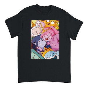 Adventure time "Homies from Ooo" Heavyweight Unisex T-Shirt | Dark Fantasy Lich Graphic Tee | Gildan 5000 Vintage Streetwear Shirt