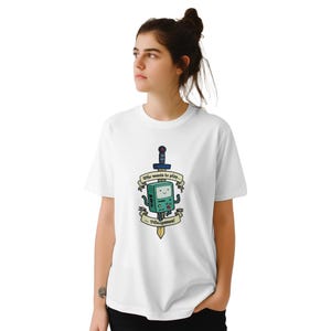 Game On with BMO Classic Unisex Crewneck T-Shirt | Gildan® 64000 | Adventure Time Gamer Tee