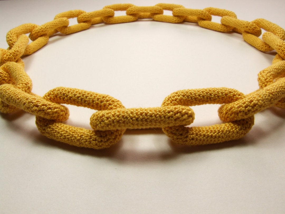 Chain Crochet Jewellery Pattern - Necklace Amigurumi - Etsy