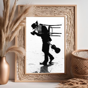 TomWaites Vintage Fotodruck | Rock Legends Wandkunst | All Time Classic Music Poster | Geschenk für Musik Liebhaber