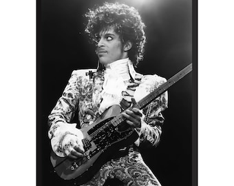 Prince Vintage Photo Print: Rock Legend Music Poster