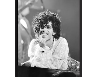 Vintage fotoafdruk Prince: rocklegende muziekposter