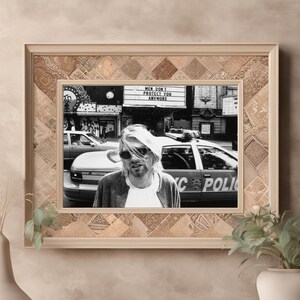 Kurt Cobain Vintage Fotodruck | Rock Legends Wandkunst | All Time Classic Music Poster | Geschenk für Musik Liebhaber
