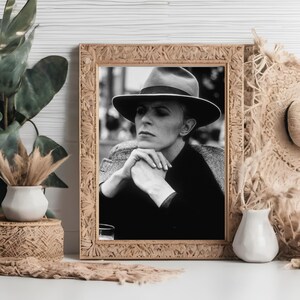 David Bowie Vintage Fotodruck | Rock Legends Wandkunst | All Time Classic Music Poster | Geschenk für Musik Liebhaber