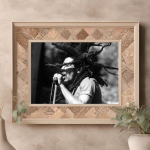 Impression photo vintage Bob Marley | Art mural légendes du rock | Affiche de musique classique de tous les temps | Cadeau pour les mélomanes