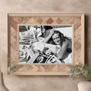 Joan Crawford Vintage Fotodruck | Retro Hollywood Wandkunst | Klassischer Filmstar-Dekor | Mid-Century Glamour Poster | Geschenk für Film Liebhaber