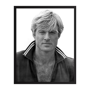 Robert Redford Vintage Foto-Druck: Alter Hollywood-Glamour