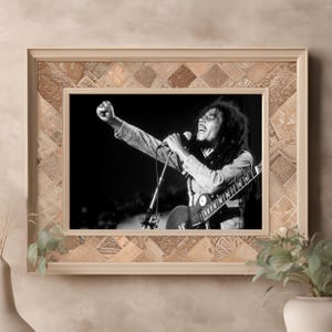 Impression photo vintage Bob Marley | Art mural légendes du rock | Affiche de musique classique de tous les temps | Cadeau pour les mélomanes
