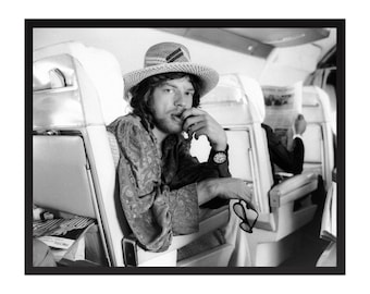 Stampa fotografica d'epoca di Mick Jagger / Poster di musica rock