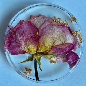 Flower Resin Coasters