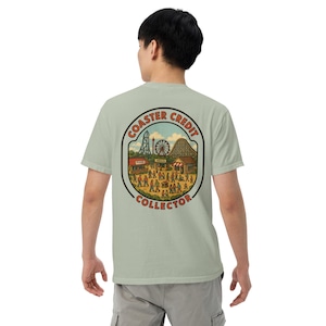 Coaster Credit Collector | Retro Theme Park Comfort Colors T-Shirt