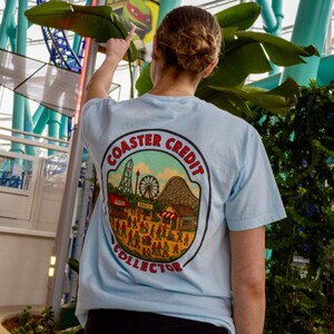 Coaster Credit Collector | Retro Theme Park Comfort Colors T-Shirt Light Colors