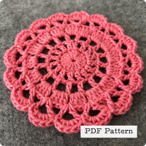 Girlybunches - Simple Crochet Doily PDF Pattern