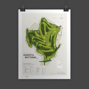 Augusta National - Course illustration