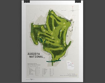 Augusta National - Ilustración del campo