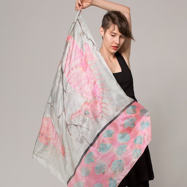 Neon Pink Scarf - Etsy