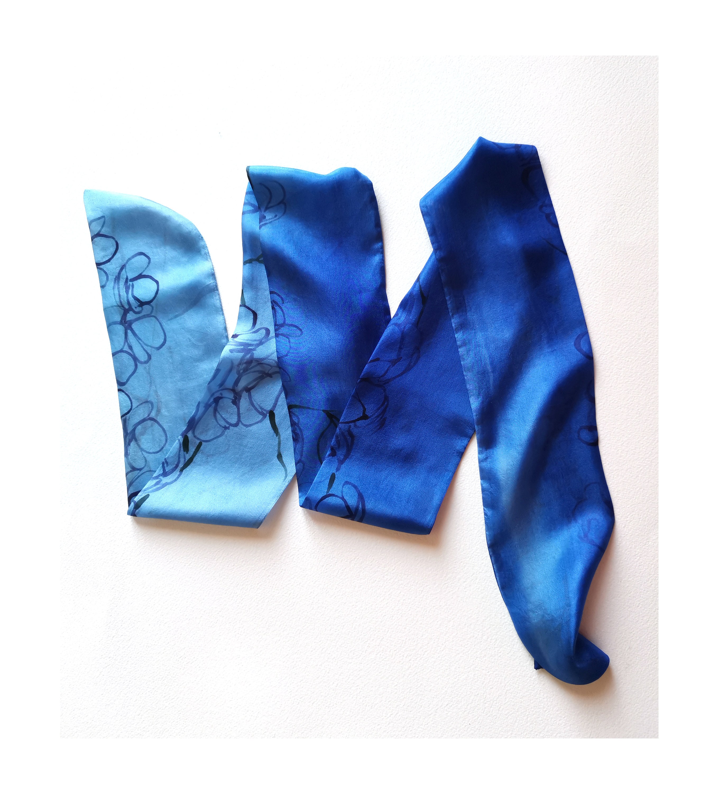 Long Neck Scarf | Lapis Lazul BLUE 