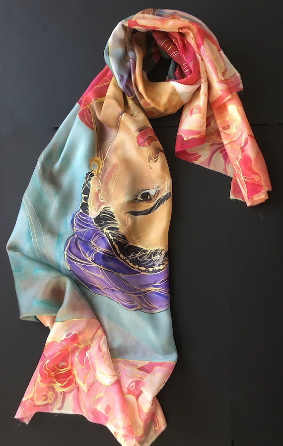 painted scarf